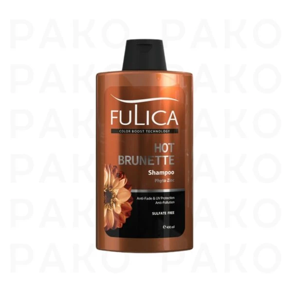 شامپو محافظ رنگ مو قهوه ای فولیکا با خاصیت تثبیت کننده 400ml
