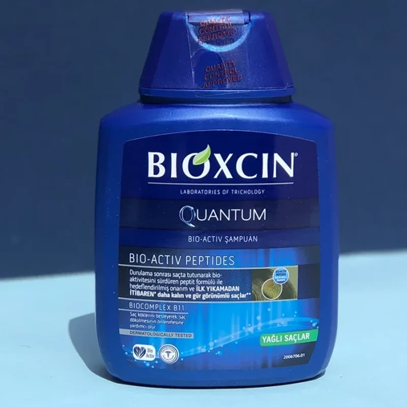 شامپو مناسب برای موهای نرمال و خشک BIOXCIN مدل QUANTUM