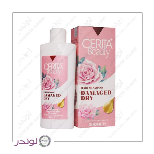 شامپو مناسب موهای خشک و آسیب دیده سریتا بیوتی (Cerita Beauty Damaged And Dry Hair Shampoo 200 Ml)