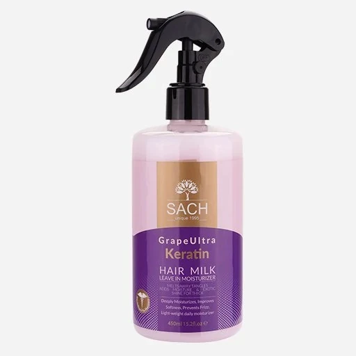 شامپو مو ( شیر مو )بدون سولفات حاوی کراتین ساچ مدل Sach Grapeultra Keratin Hair Milk
