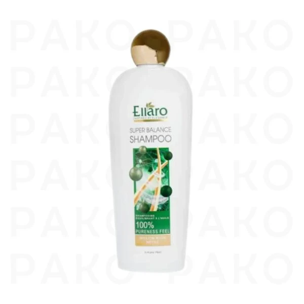 شامپو موهای چرب الارو مدل سوپر بالانس ellaro