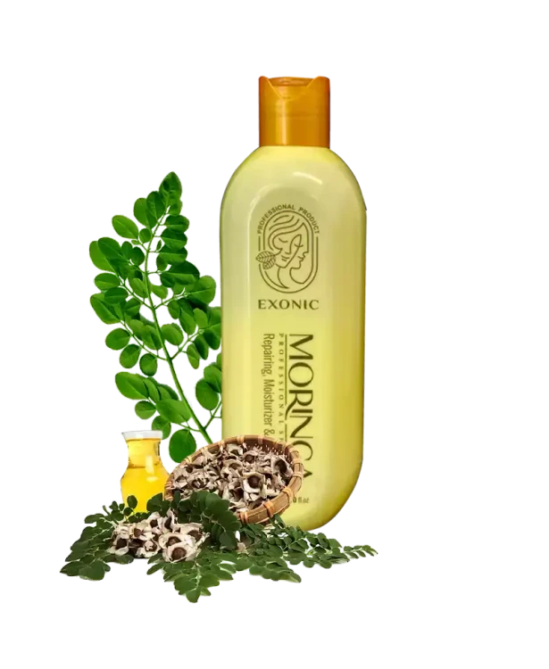 شامپو موی سر حاوی روغن مورینگا EXONIC