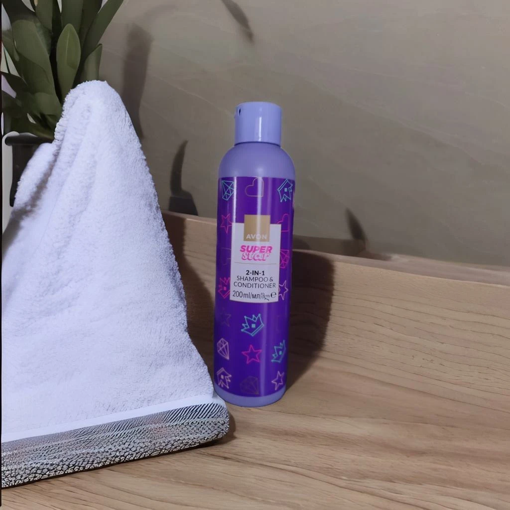 شامپو و نرم کننده دخترانه سوپراستار آون _ 200ml