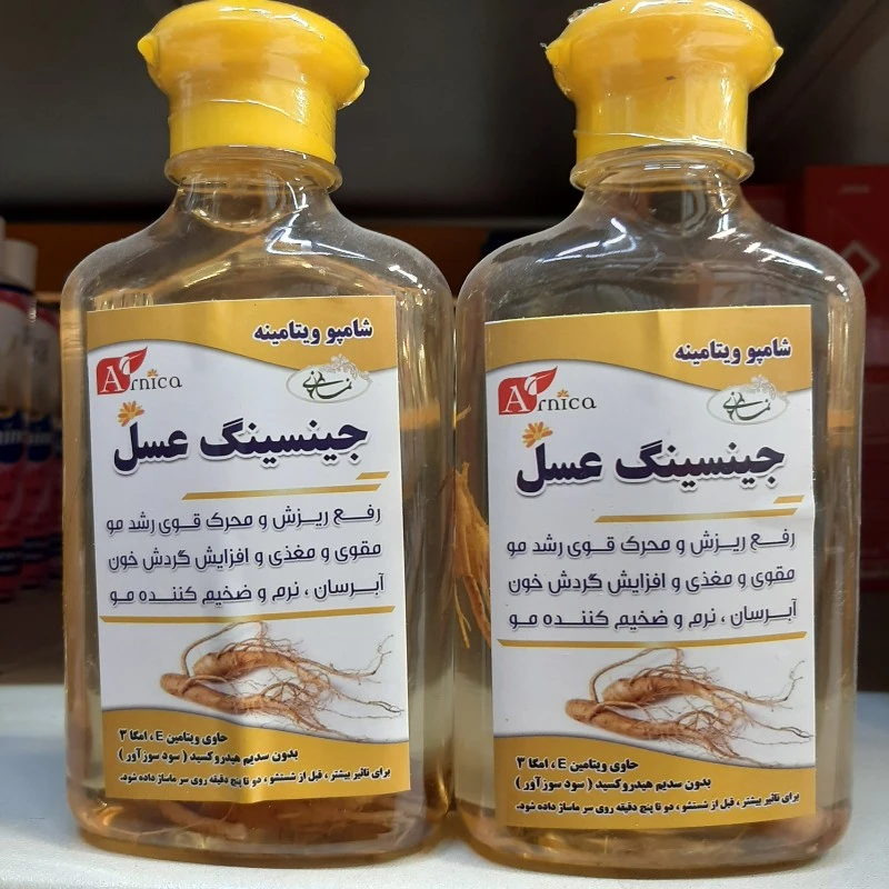 شامپو ویتامینه جنسینگ و عسل آرنیکا