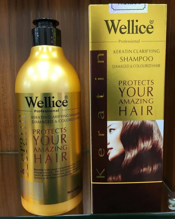 شامپو ویلایس مخصوص کراتین بدون سولفات Wellice Keratin