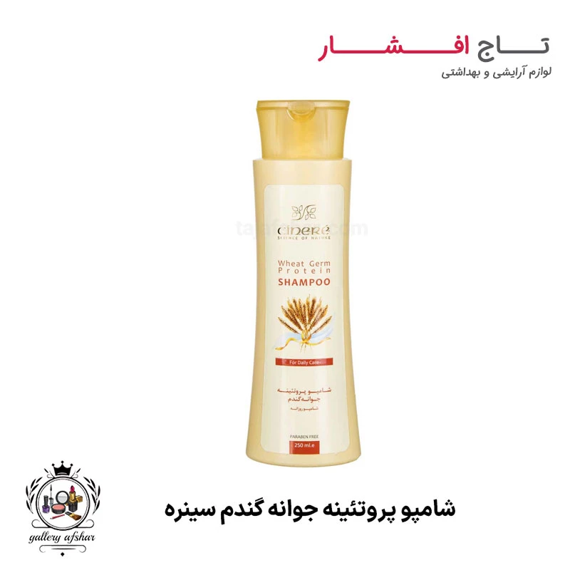 شامپو پروتئینه جوانه گندم سینره
