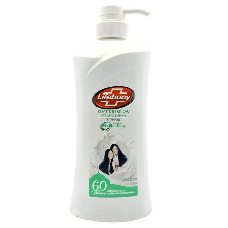 شامپو پمپی لایف بوی lifebuoy مدل Strong & Shiny حجم 680 میل