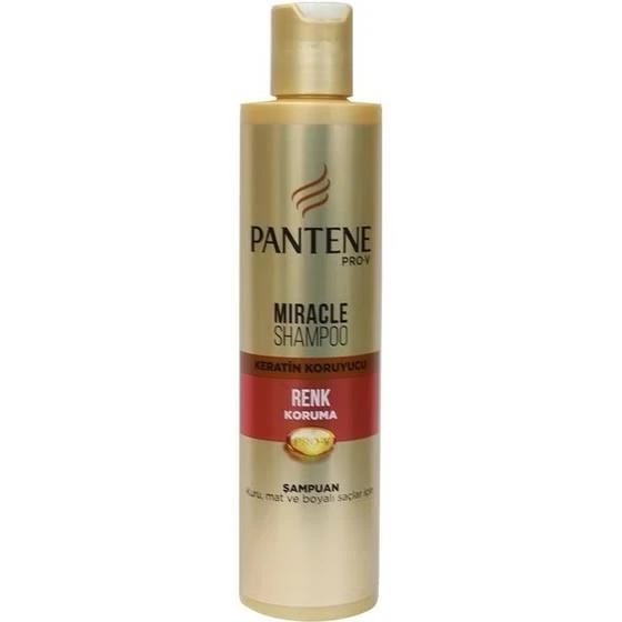 شامپو پنتن pantene مناسب موهای خشک مات و‌ رنگ شده مدل renk