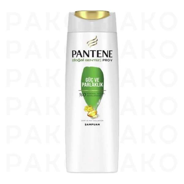 شامپو پنتن مناسب موهای شکننده و کدر سبز 350 میل Pantene smooth & silky Shampoo