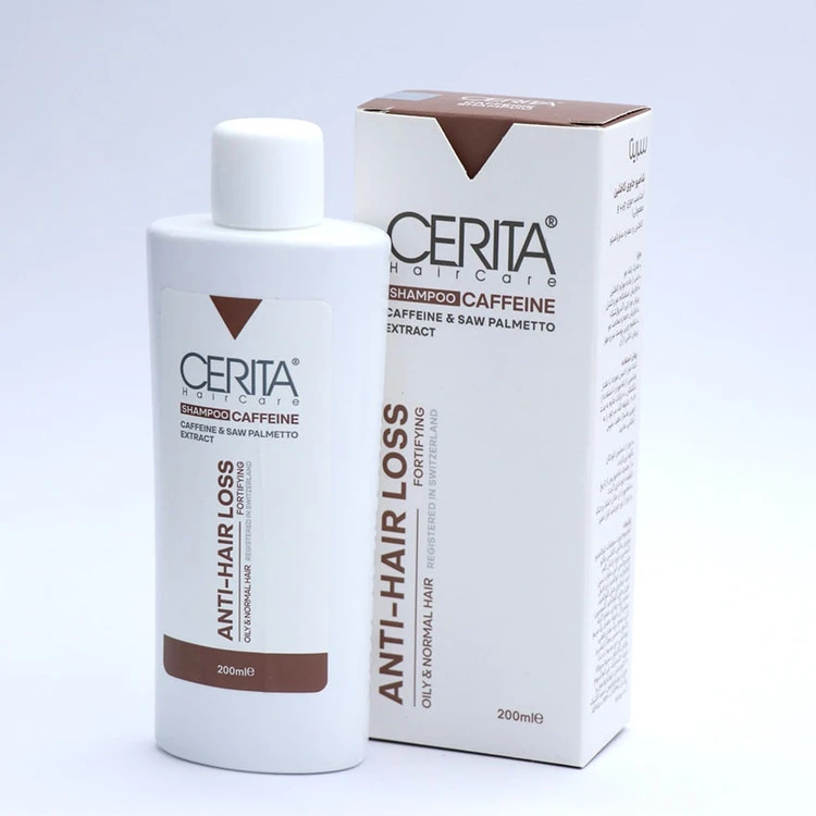 شامپو کافئین سریتا موی چرب و معمولی CERITA حجم 200 میل 91459