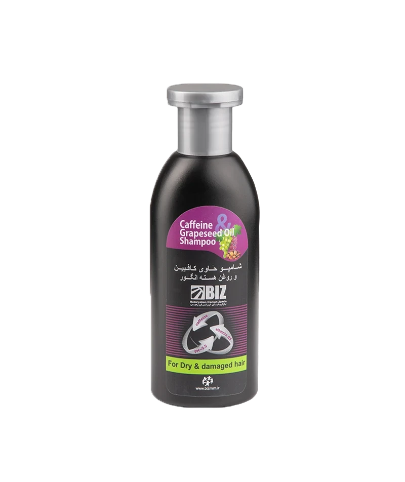 شامپو کافئین و روغن هسته انگور بیز 300 میل