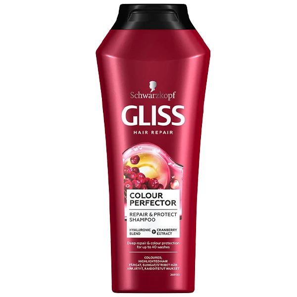 شامپو گلیس Gliss موهای رنگ شده مدل Color Protect حجم 500 میل