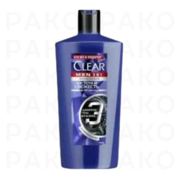 شامپو ۳ در ۱ مردانه کلیر حجم ۶۱۰ میل clear