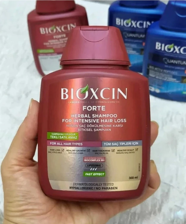 شامپوی ضد ریزش مو مدل فورته پک سه تایی Bioxcin Forte Shampoo