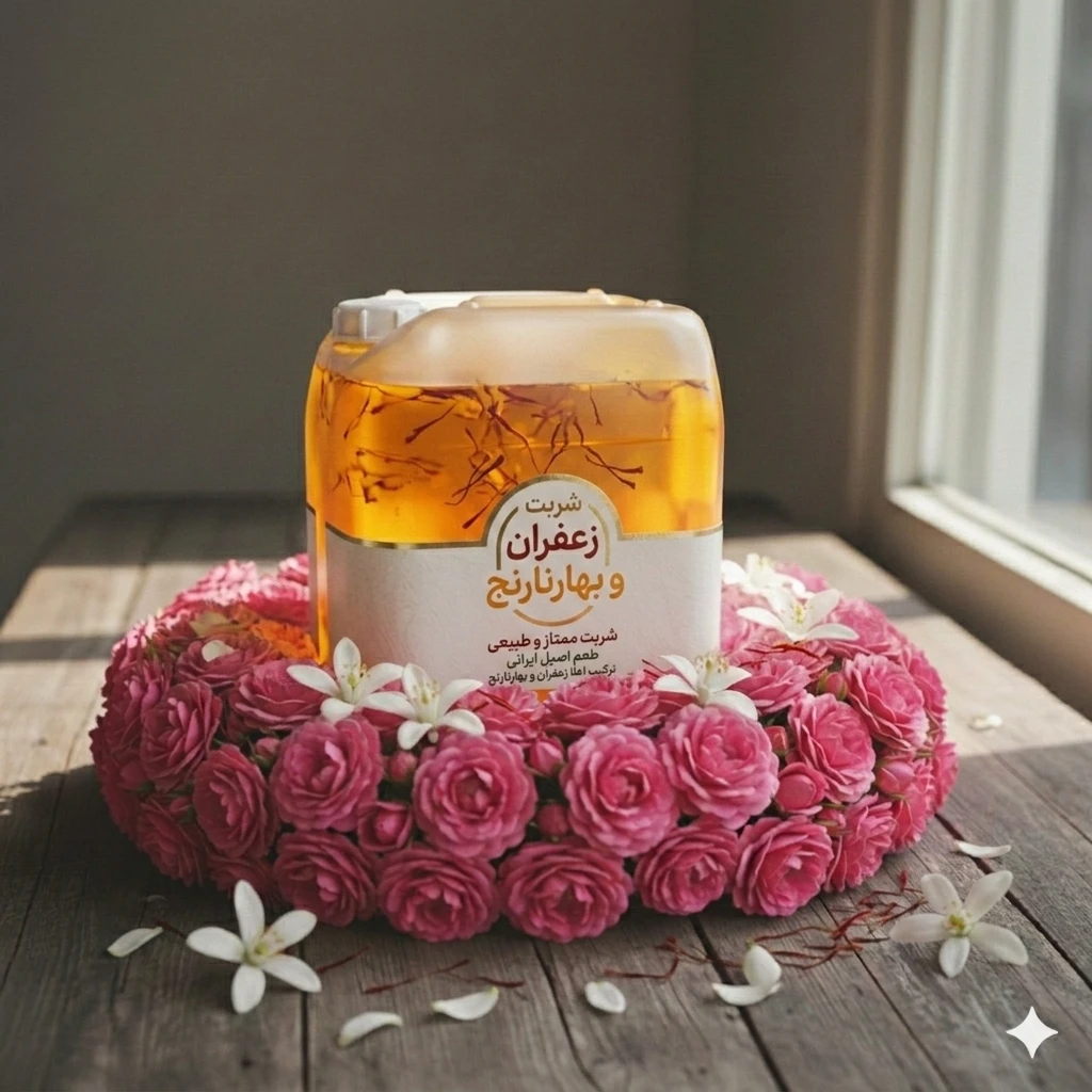 شربت بهارنارنج گالن ۲۵لیتری (عمده )