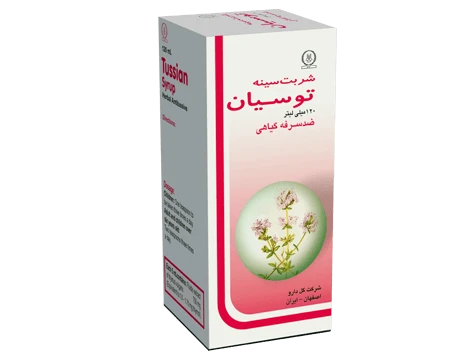 شربت توسیان 120 گل دارو