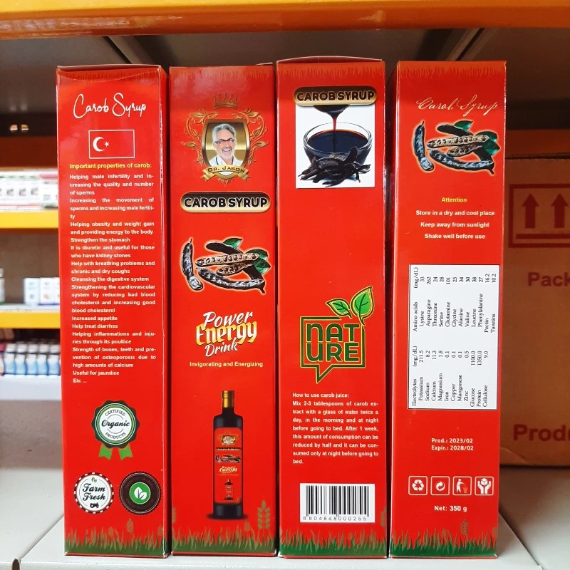 شیره خرنوب ترکیه پاور انرژی 350 گرمی