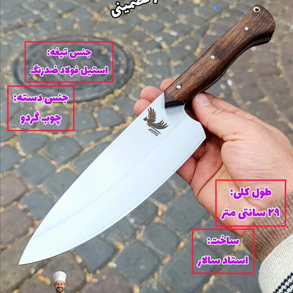 شف نایف حرفه ای فرانسوی اصل زنجان