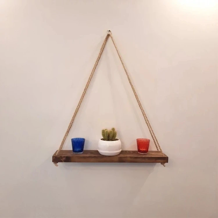 شلف آویز چوبی