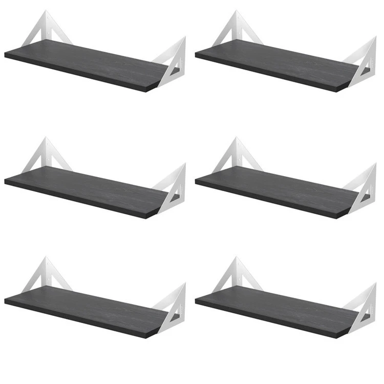 شلف دیواری دینیال مدل p.s مثلثی کد DN-02SH-06 مجموعه شش عددی