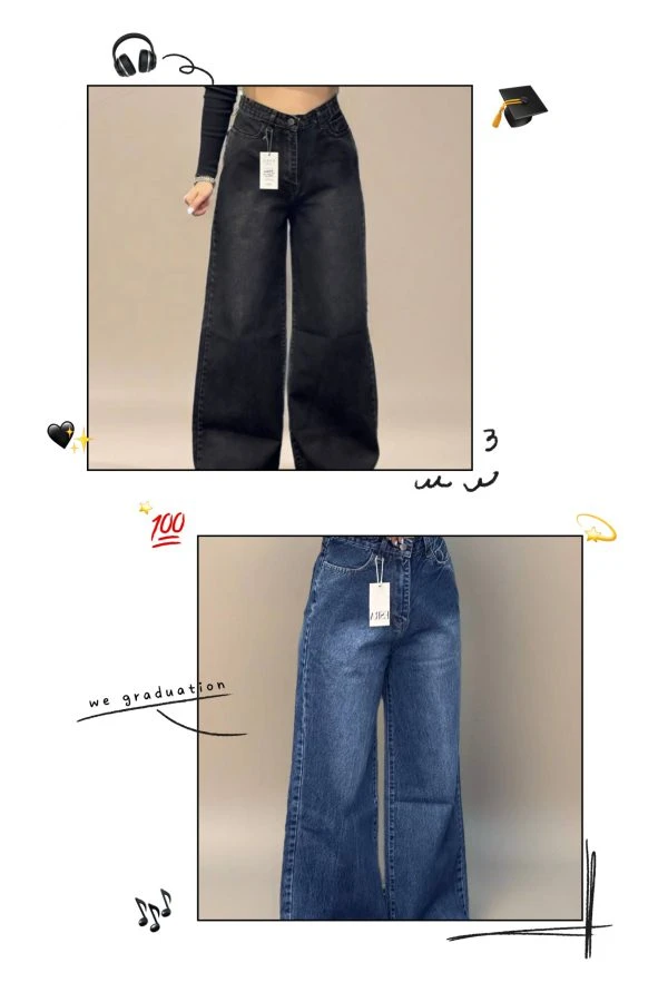 شلوار جین زنانه فول بگ
