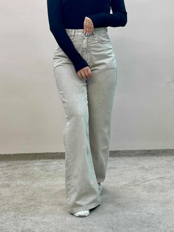 شلوار جین فلربگ نسکافه ای 3924 آمسو