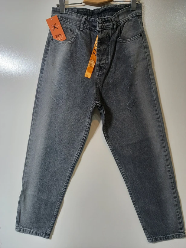 شلوار جین مام مردانه برند زارا{ZARA)کد MZ368