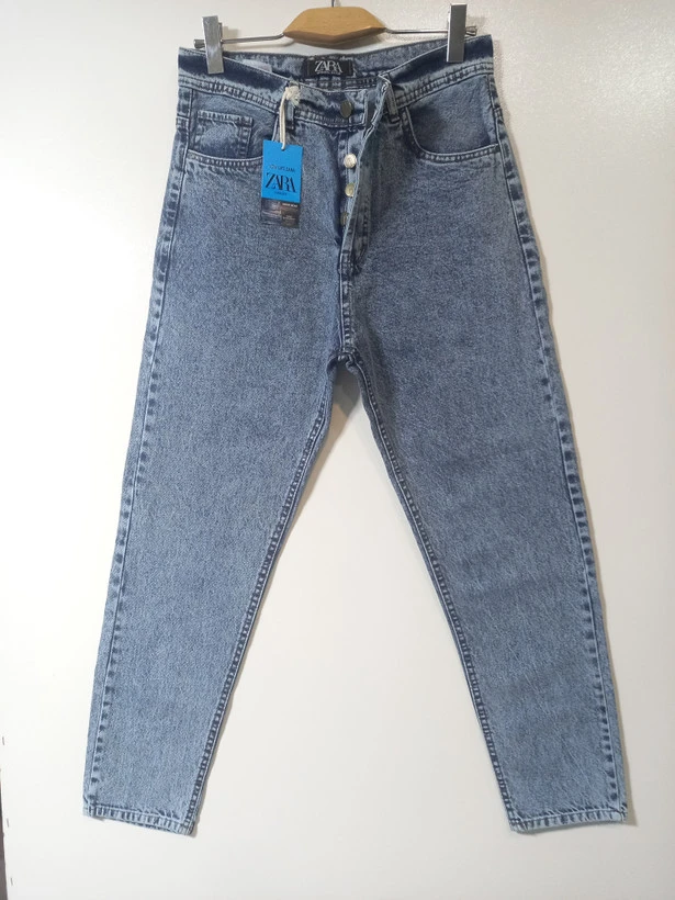 شلوار جین مام مردانه برند زارا{ZARA)کد ZM204