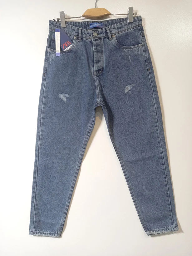 شلوار جین مام مردانه برند زارا{ZARA)کد ZM302