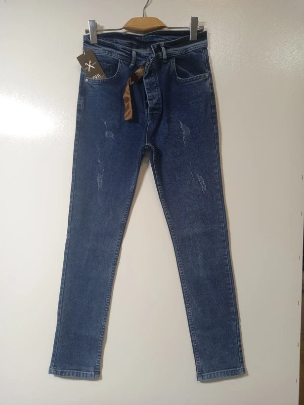شلوار جین مردانه راسته اسلیم کد RS185