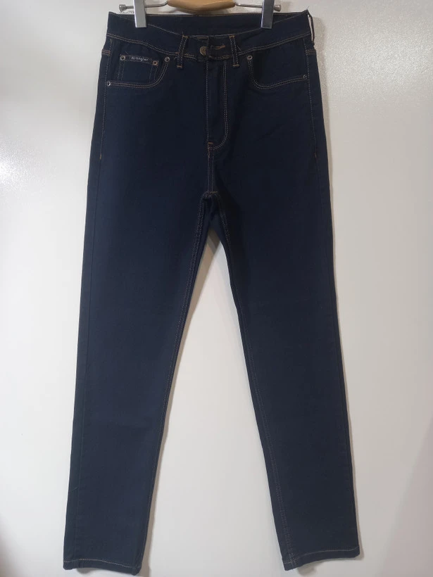 شلوار جین مردانه راسته کلاسیک رانگلر اقتصادی ( Wrangler REGULAR ) رنگ سرمه ای تیره کد WEC03