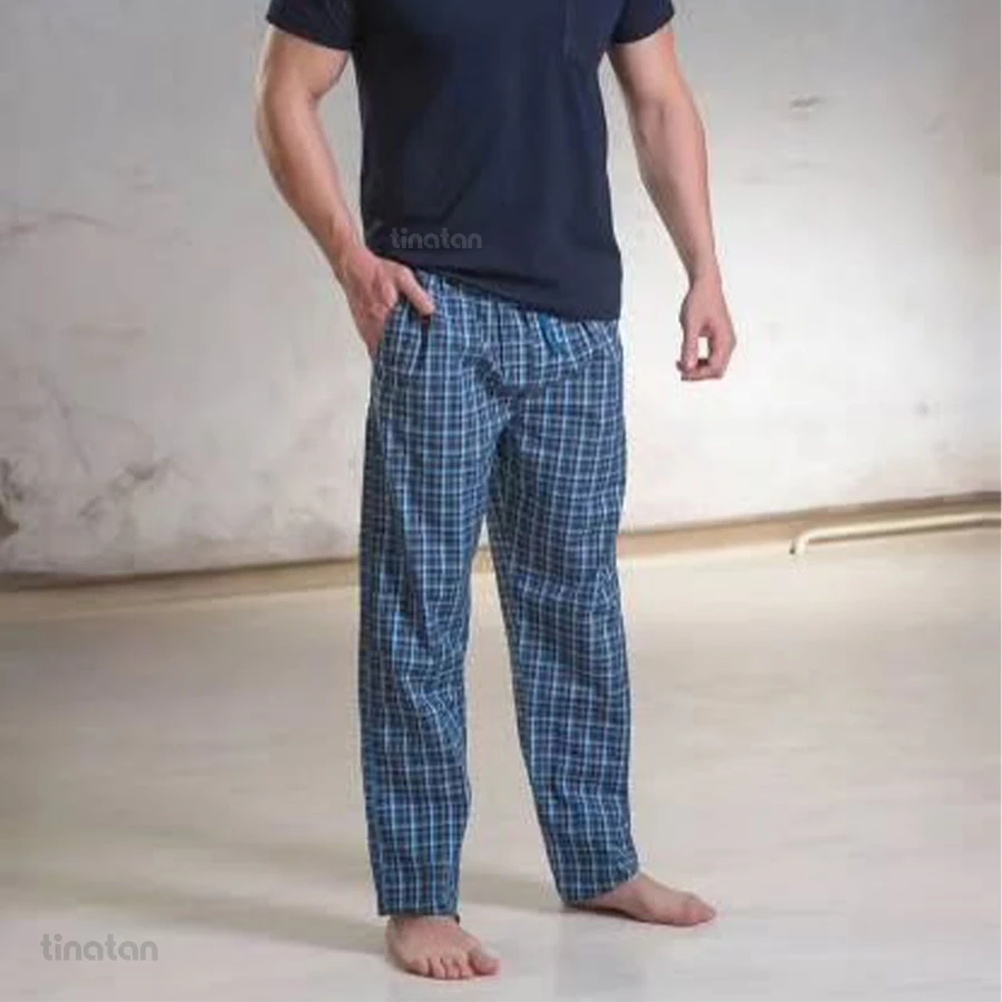 شلوار راحتی مردانه نساجی وال Vall چهارخانه نسکافه ای