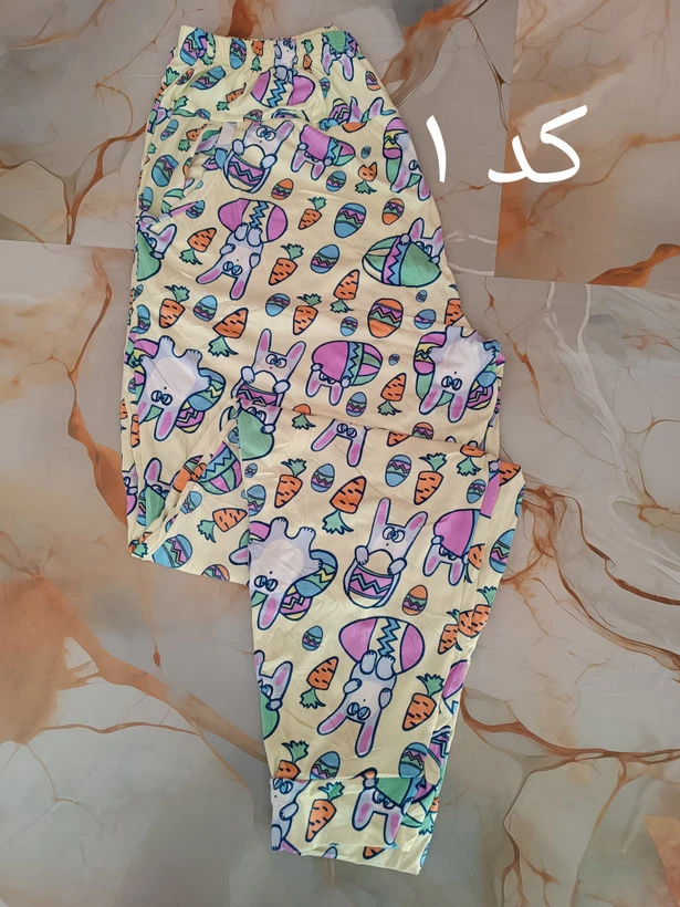 شلوار راحتی گیاهی عروسکی وارداتی برند لیدی