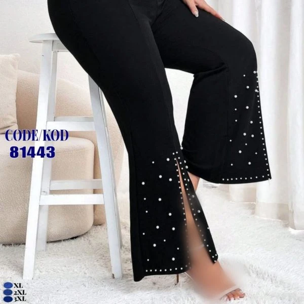 شلوار مجلسی زنانه جلوچاکدار