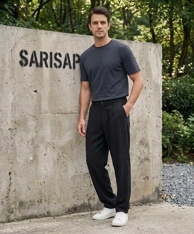 شلوار مردانه بگ دبل مورگان برند ZARA