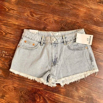 شلوارک جین آبی کوتاه PULLANDBEAR