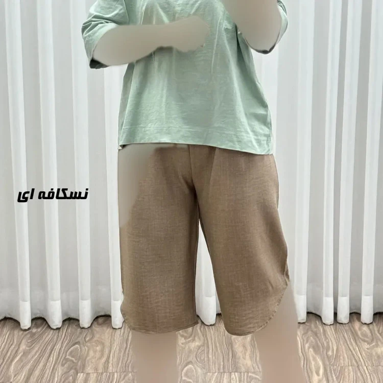 شلوارک زنانه راحتی مدل صوفیا فری سایز مناسب تا سایز 46