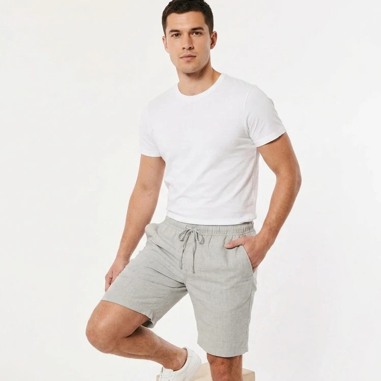 شلوارک لینن مردانه Hollister – خنک و سبک