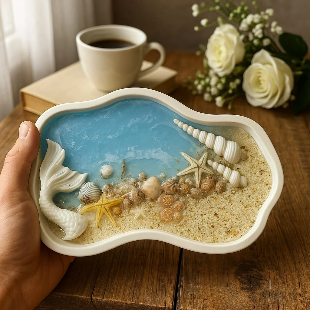شمع تزئینی مدل ساحل sm1