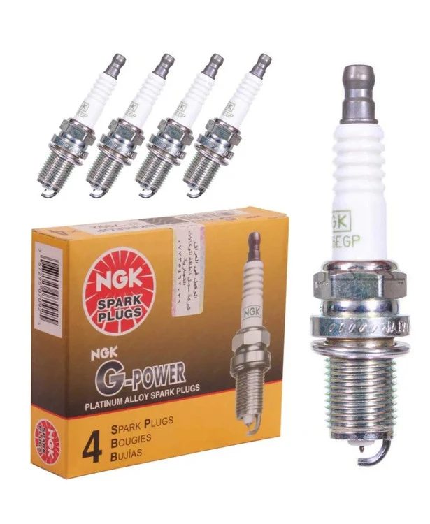 شمع سوزنی پلاتینیوم پایه کوتاه جی پاور NGK BKR6E-GP ژاپن