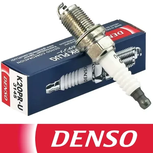 شمع موتور MVM X22 پایه کوتاه تک پلاتین دنسو K20PR-U کد ۳۱۴۵