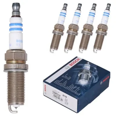 شمع موتور تویوتا اوریون پایه بلند دبل پلاتینیوم سوزنی لیزری بوش کد ۸۱۱۰-FR8MPP33