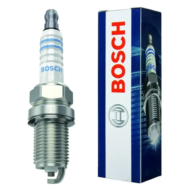 شمع موتور خودرو بوش (Bosch) مدل تک پلاتین پایه کوتاه کد FR7DC-7955