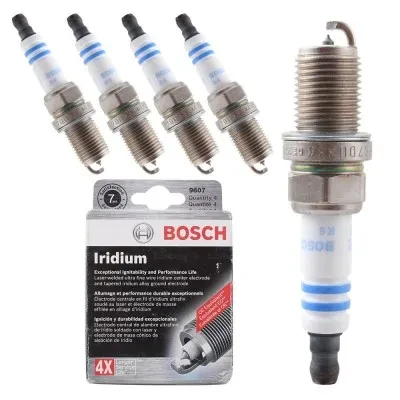 شمع موتور سمند سورن پایه کوتاه دبل ایریدیوم سوزنی بوش کد ۹۶۰۷-FR7DII33X