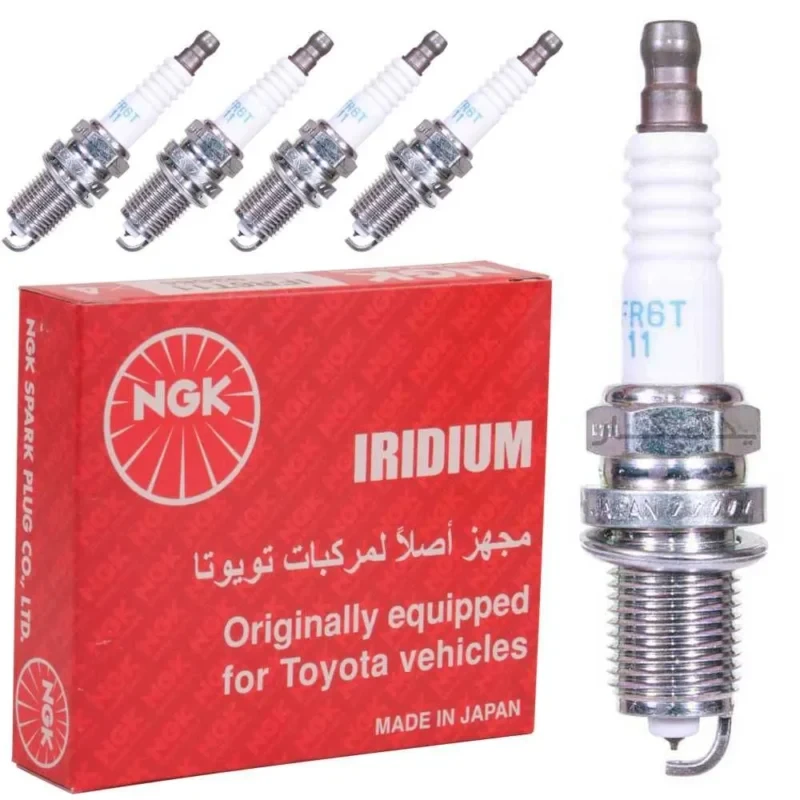 شمع موتور کیا سراتو قدیم پایه کوتاه سوزنی ایریدیوم لیزری ان جی کی NGK کد IFR6T-11-93684