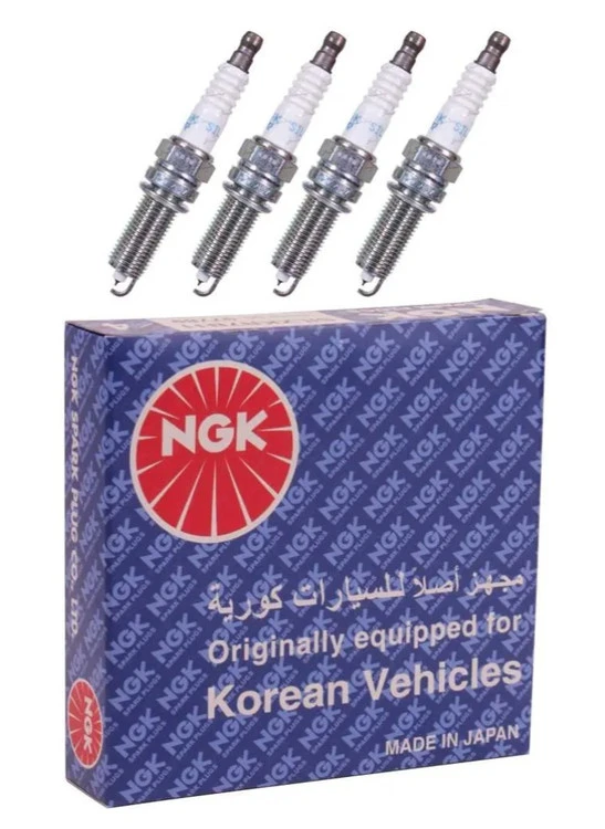 شمع پایه بلند یورو ۴ سوزنی ایریدیوم لیزری NGK (ژاپن) بسته ۴ عددی