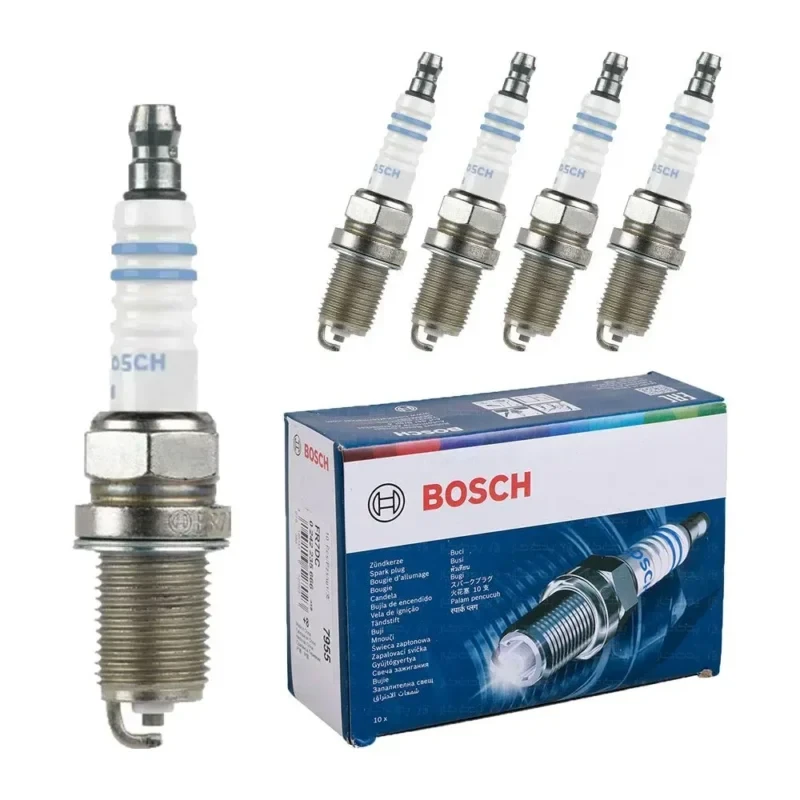 شمع پایه کوتاه تک پلاتین تیبا برند بوش BOSCH