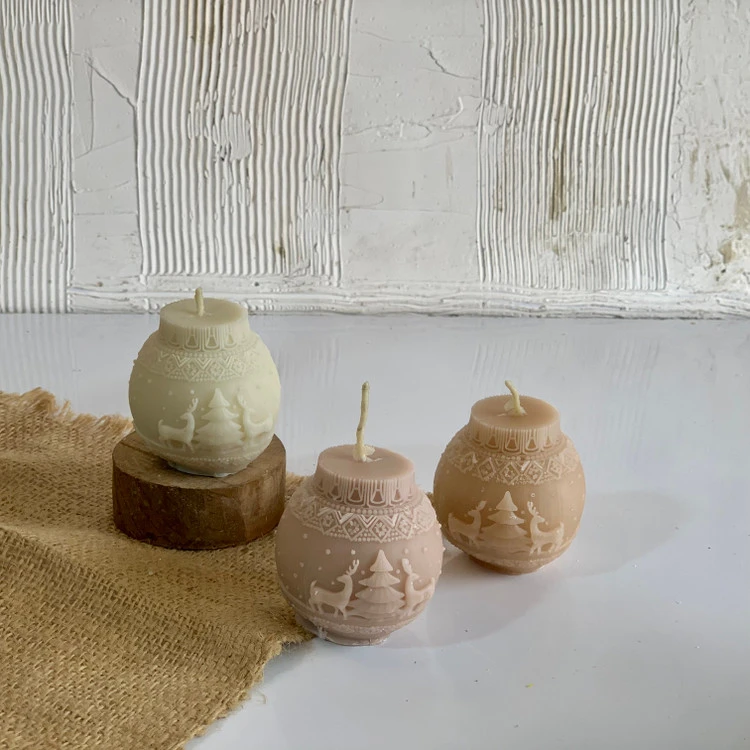 شمع گوی کریسمسی