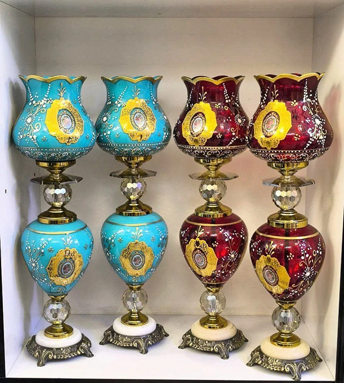 🔺شمعدان سلطنتی طرح ساسانی