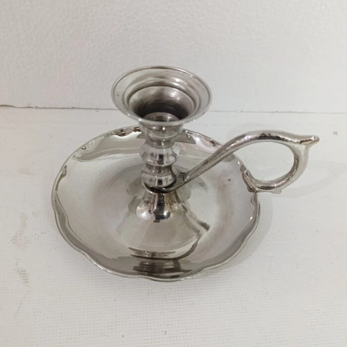 شمعدان مسی روکش کروم نانو ارسال رایگان